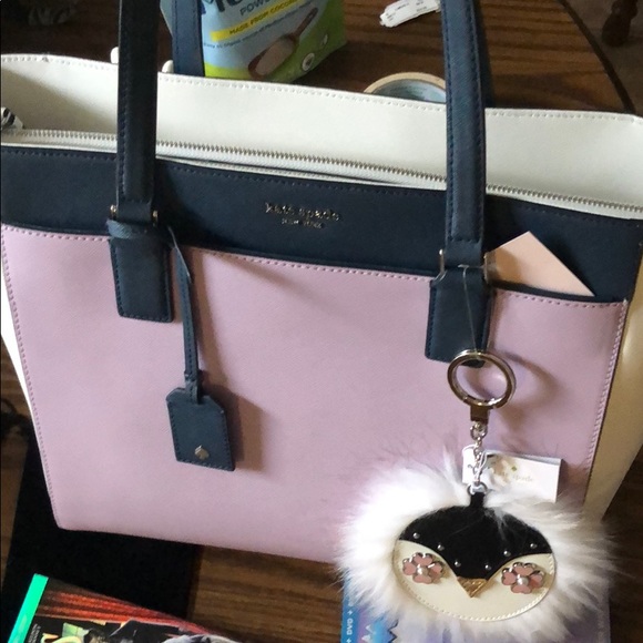 Kate Spade backpack charm keychain - Picture 3 of 6